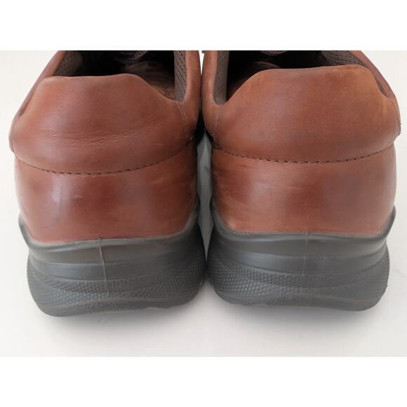Men’s ECCO Irving Oxford Shoes Lace Up Chestnut Brown Leather Size EU 44 US 10 - Picture 6 of 6